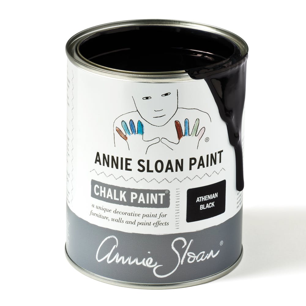 Athenian Black Chalk Paint by Annie Sloan - 1 Litre Pot