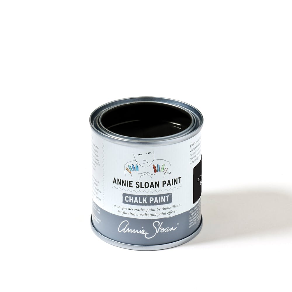 Athenian Black Chalk Paint by Annie Sloan - 120ml Project Pot